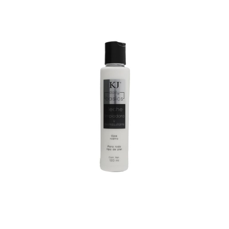 LECHE LIMPIADORA y DESMAQUILLANTE, KJ, 120ml