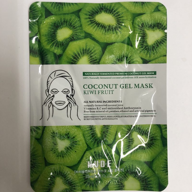 KIWI FRUIT coconut gel MASK, NUDE NEW, 23ml