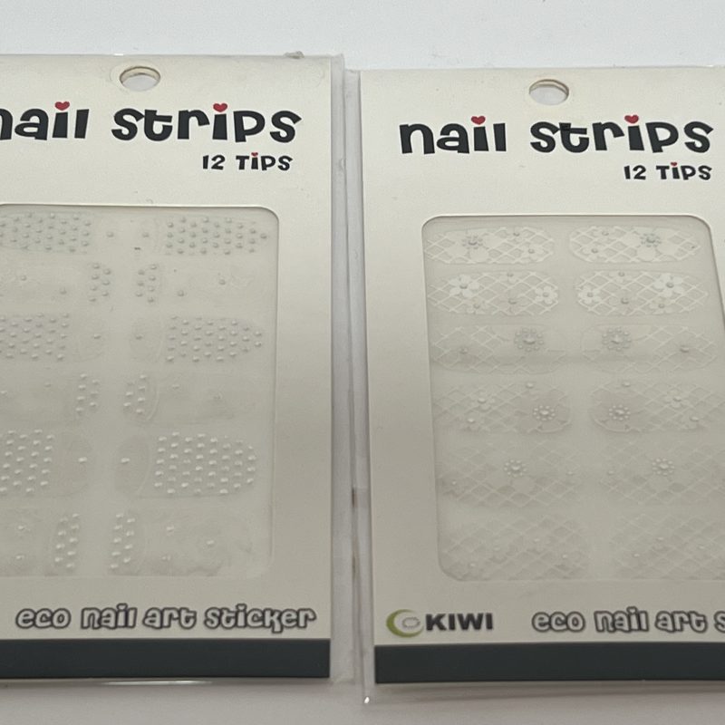 NAIL STRIPES, 12 Tips, kiwi
